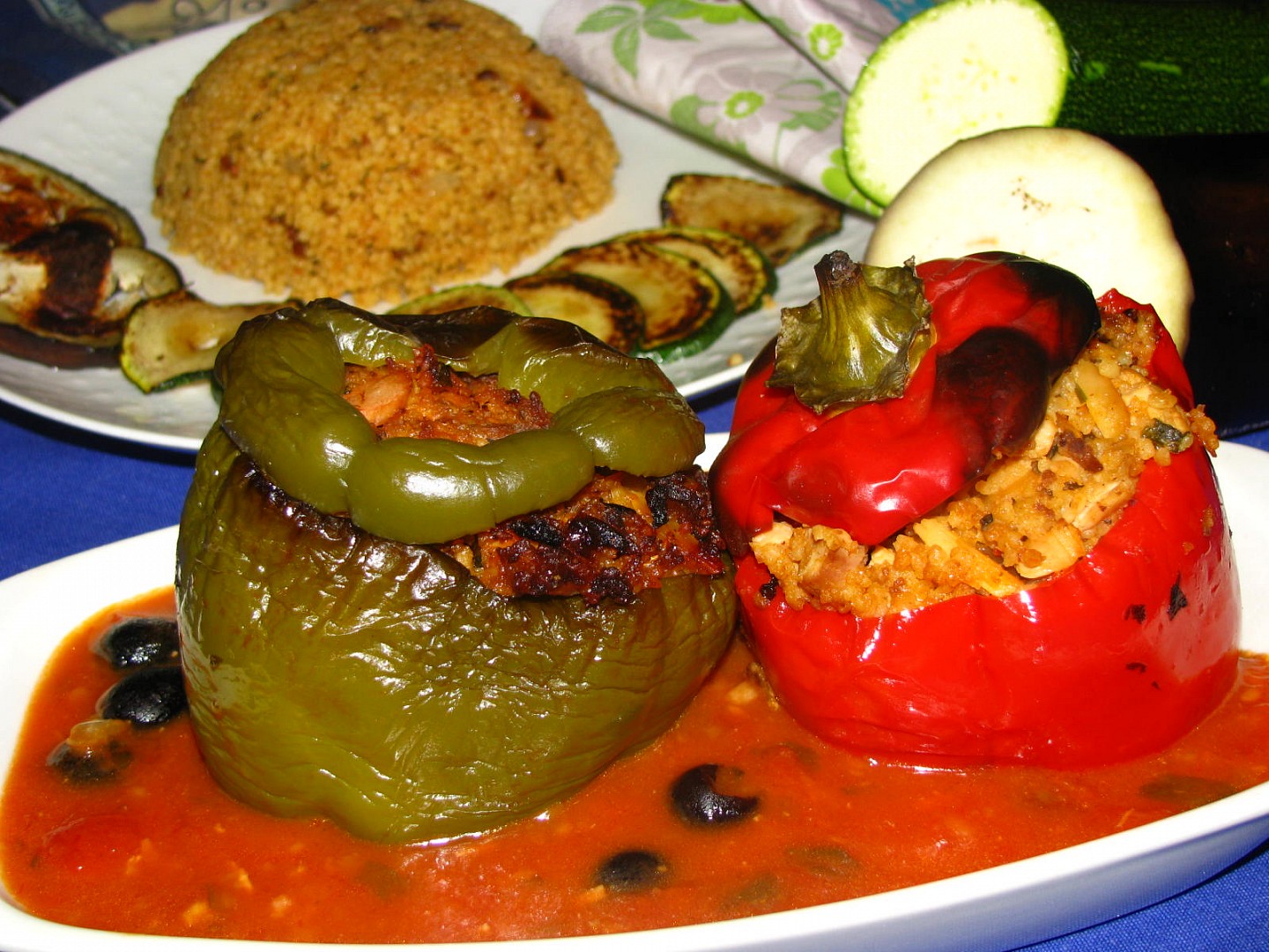 Arabské plněné papriky recept 