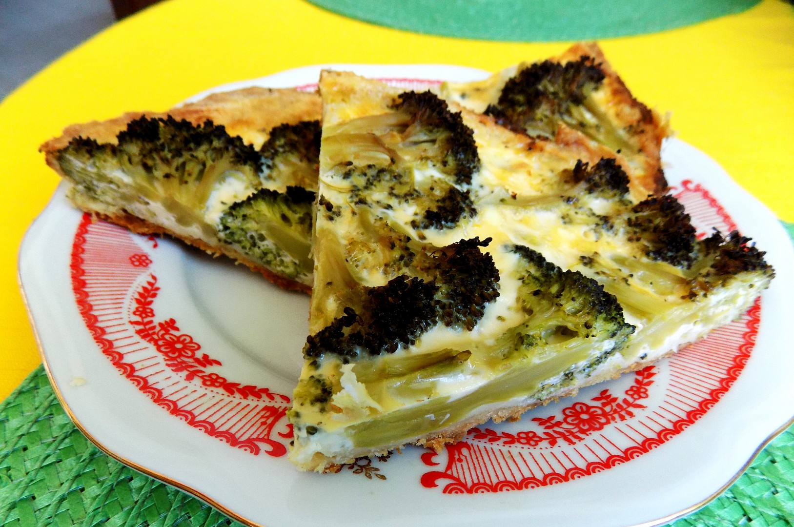 Brokolicový koláč recept 