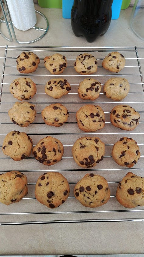 Cookies s kousky čokolády recept 