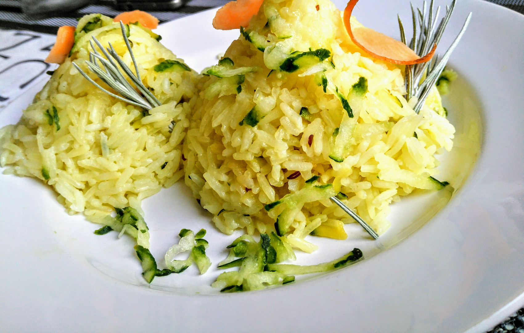 Cuketová rýže s mrkví