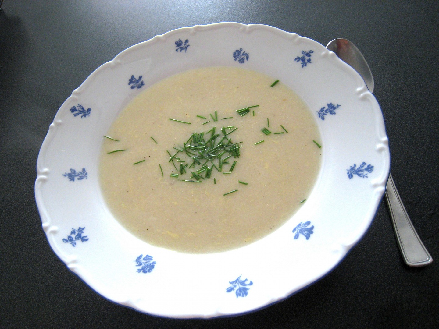 Krémová polévka z rybího filé