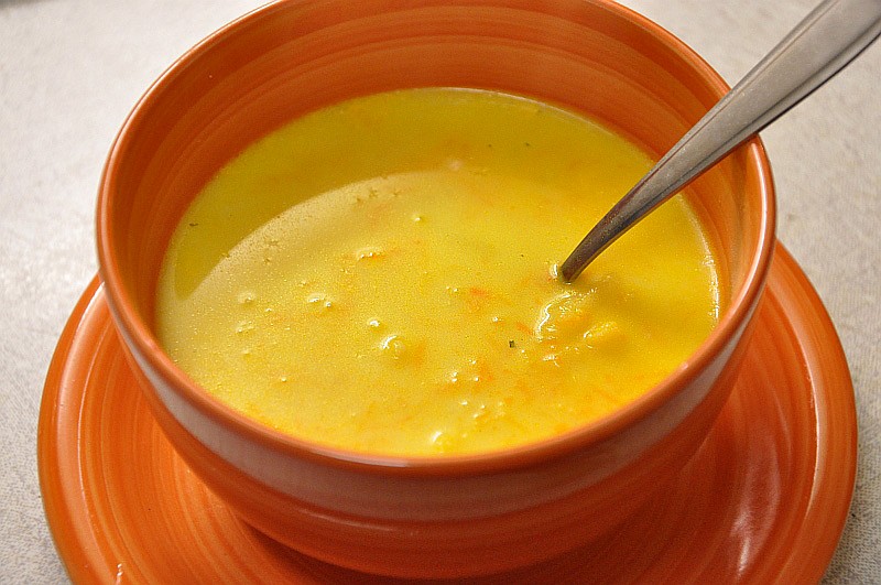 Květáková polévka s mrkví recept 