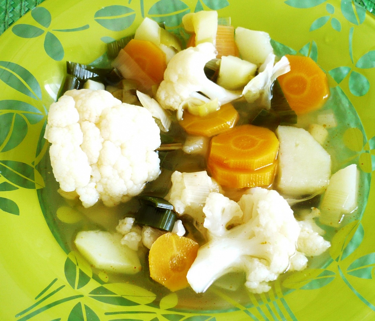 Letní zeleninová polévka recept 
