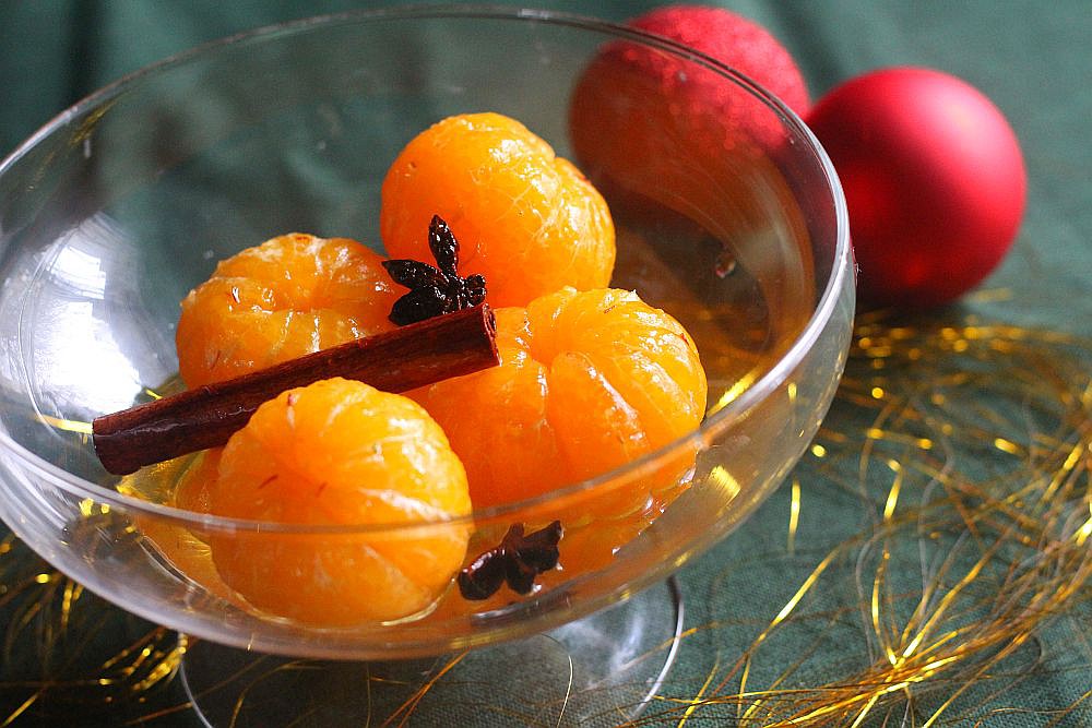Novoroční kořeněné mandarinky