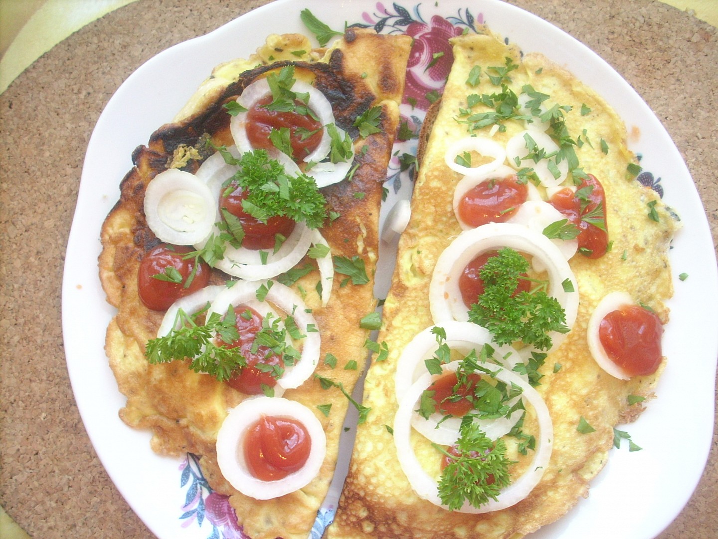 Omeleta s nivou recept 
