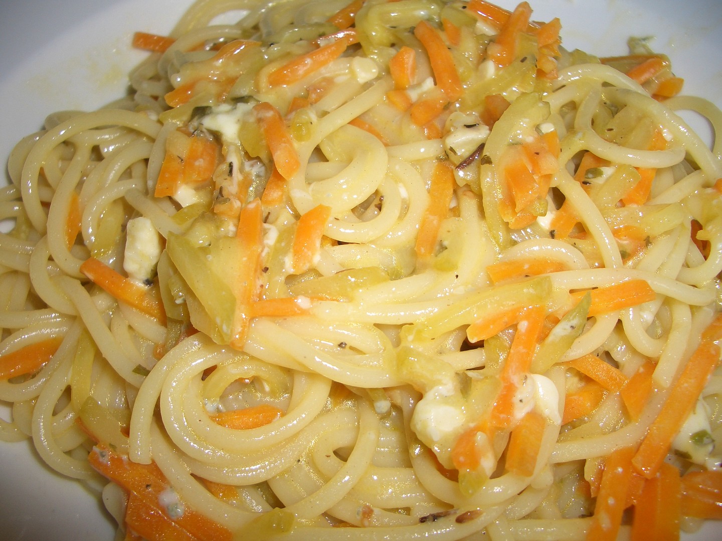 Pikantní špagety recept 