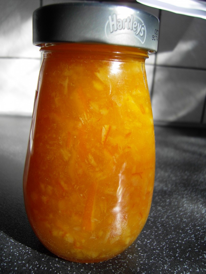 Pomerančová marmeláda recept 