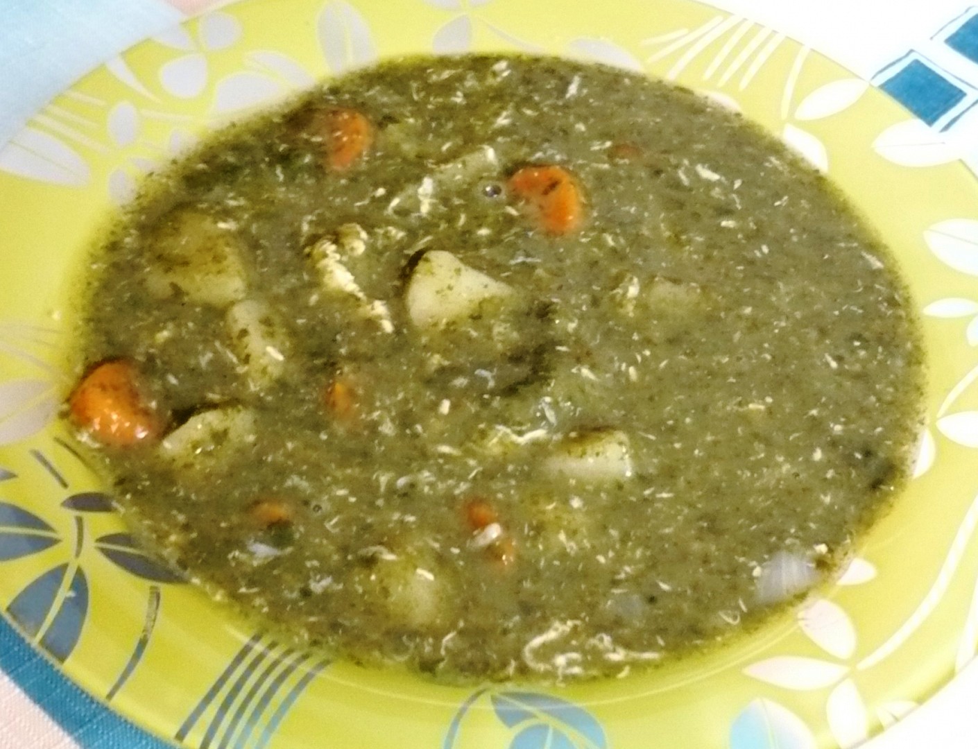 Rychlá špenátová polévka recept 