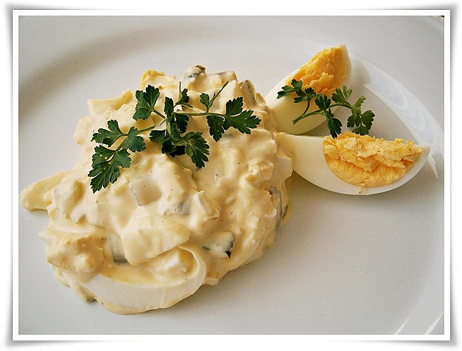 Rychlý vajíčkový salát recept 