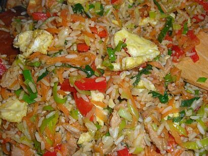 Smažená rýže recept 