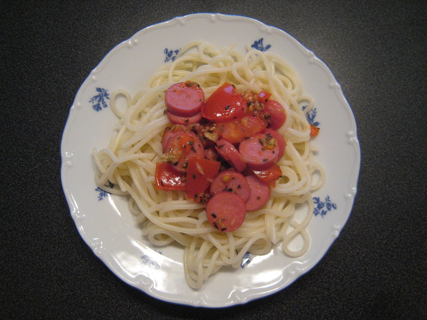 Špagetová hnízda recept 