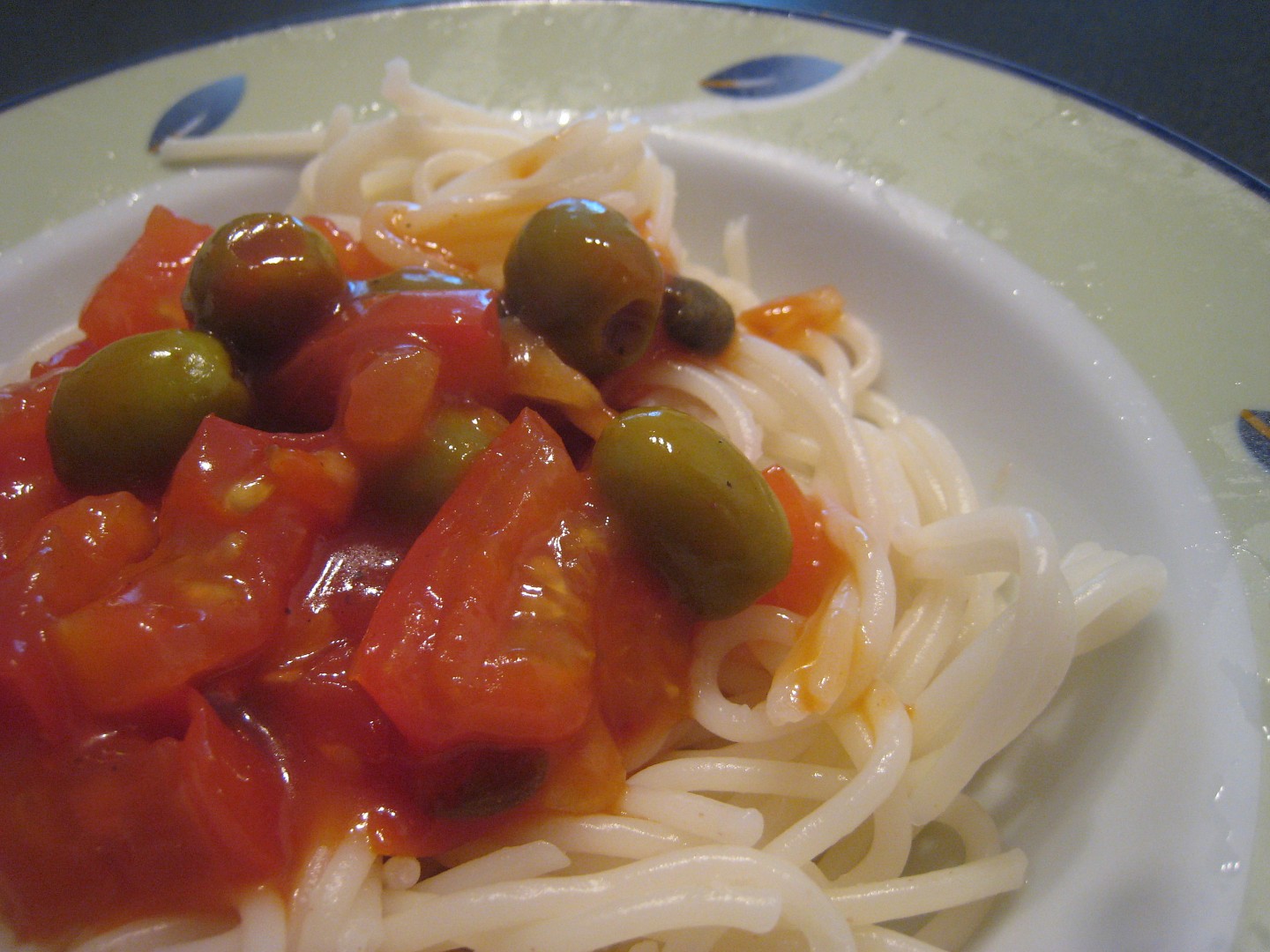 Špagety s olivami recept 