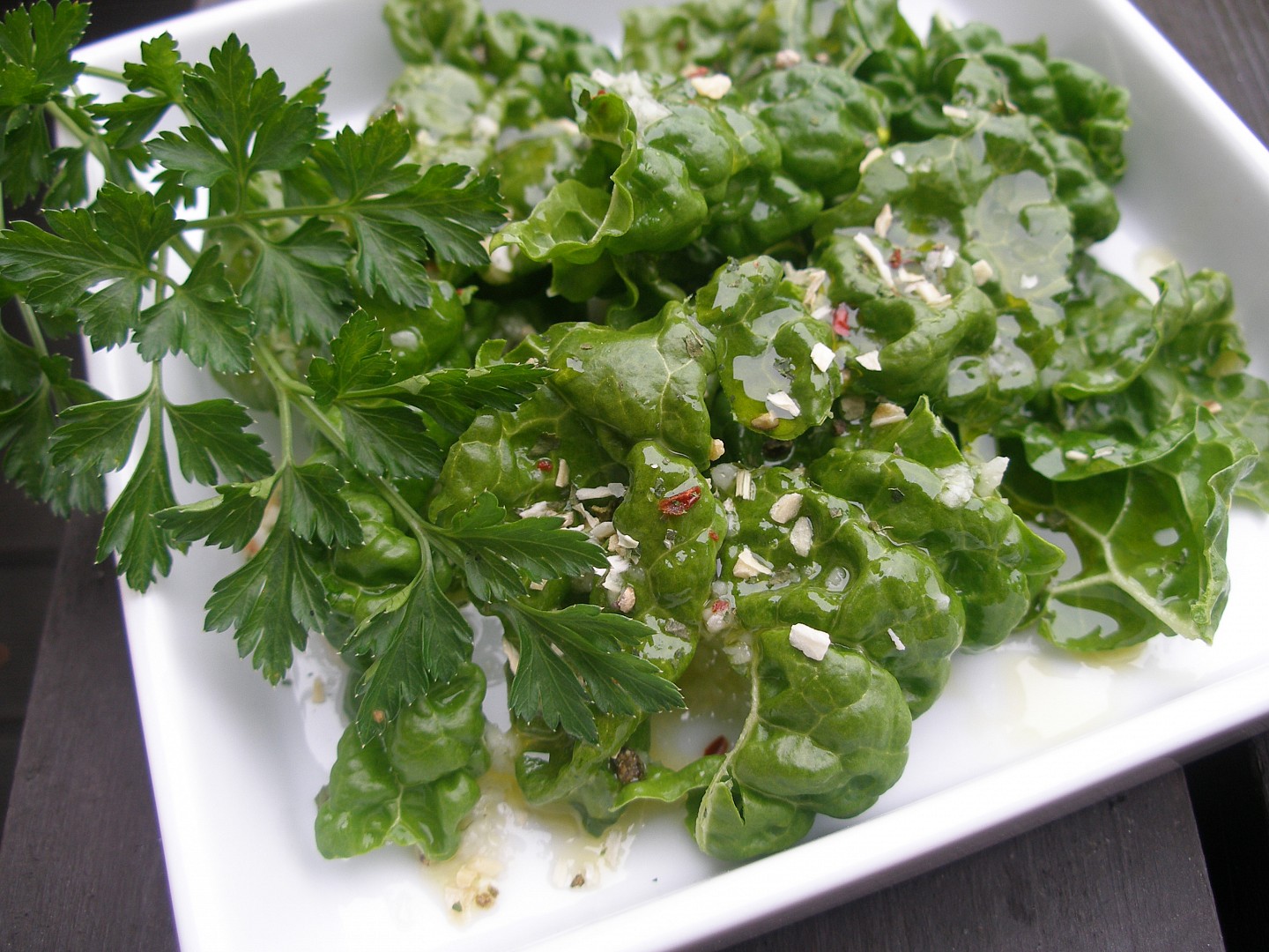 Špenátový salát recept 