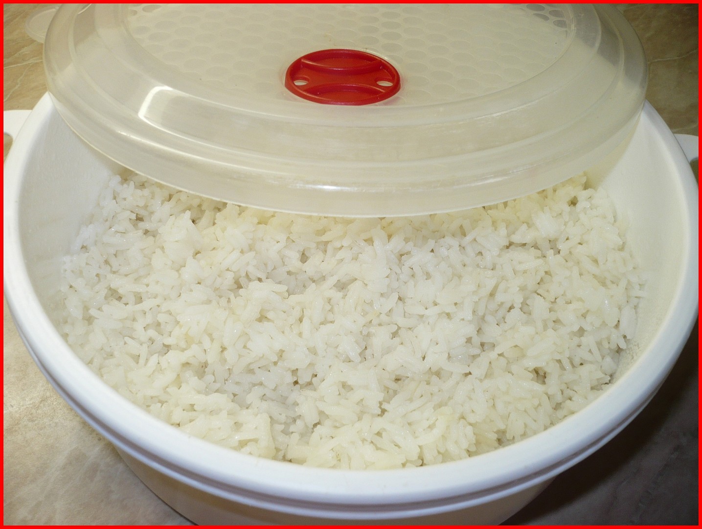 Vaření rýže v mikrovlné troubě