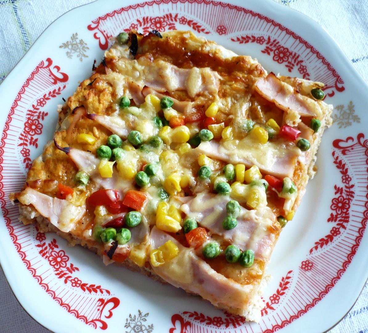 Vločková pizza recept 