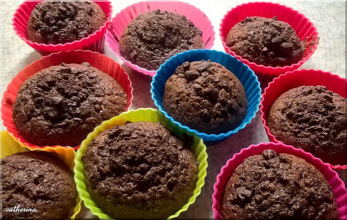 Výborné čokoládové muffiny recept 