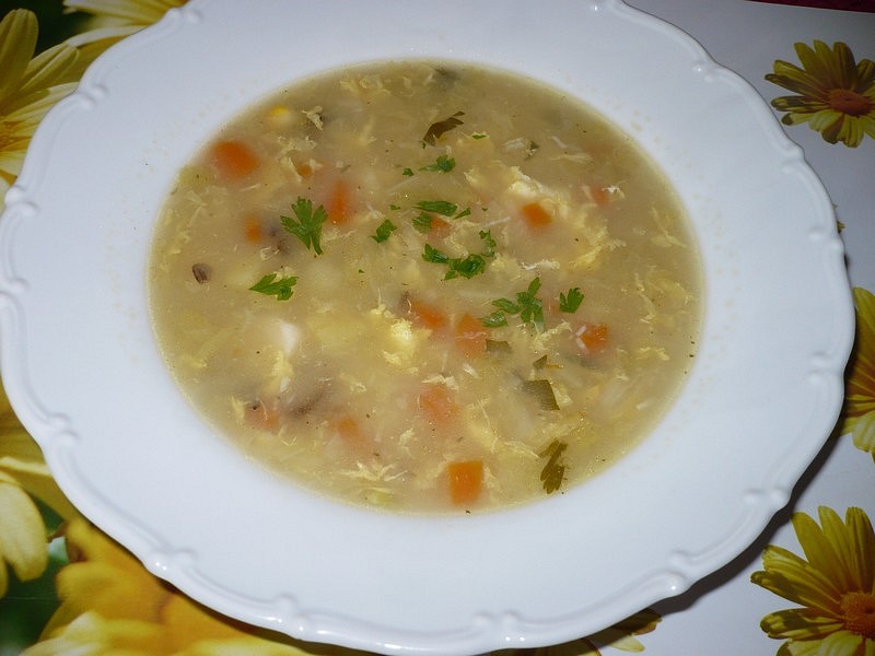 Zeleninová polévka recept 